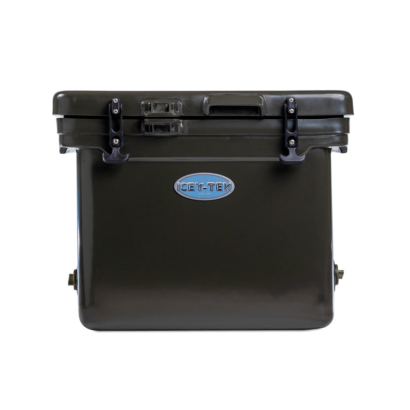 Icey-Tek 40 Litre Cube Cool Box In Dark Khaki