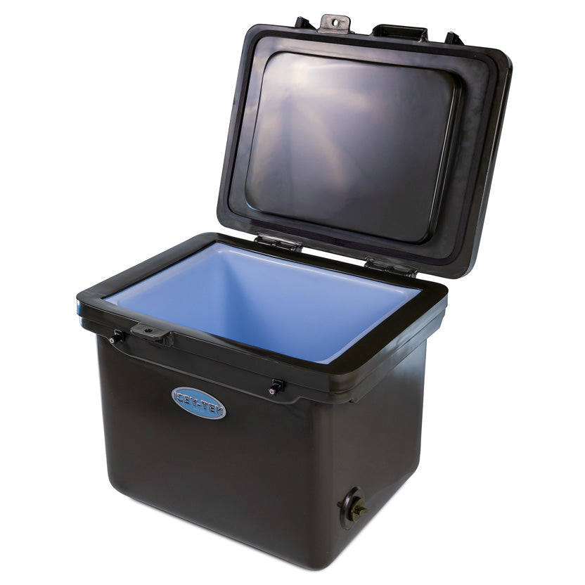 Icey-Tek 40 Litre Cube Cool Box In Dark Khaki