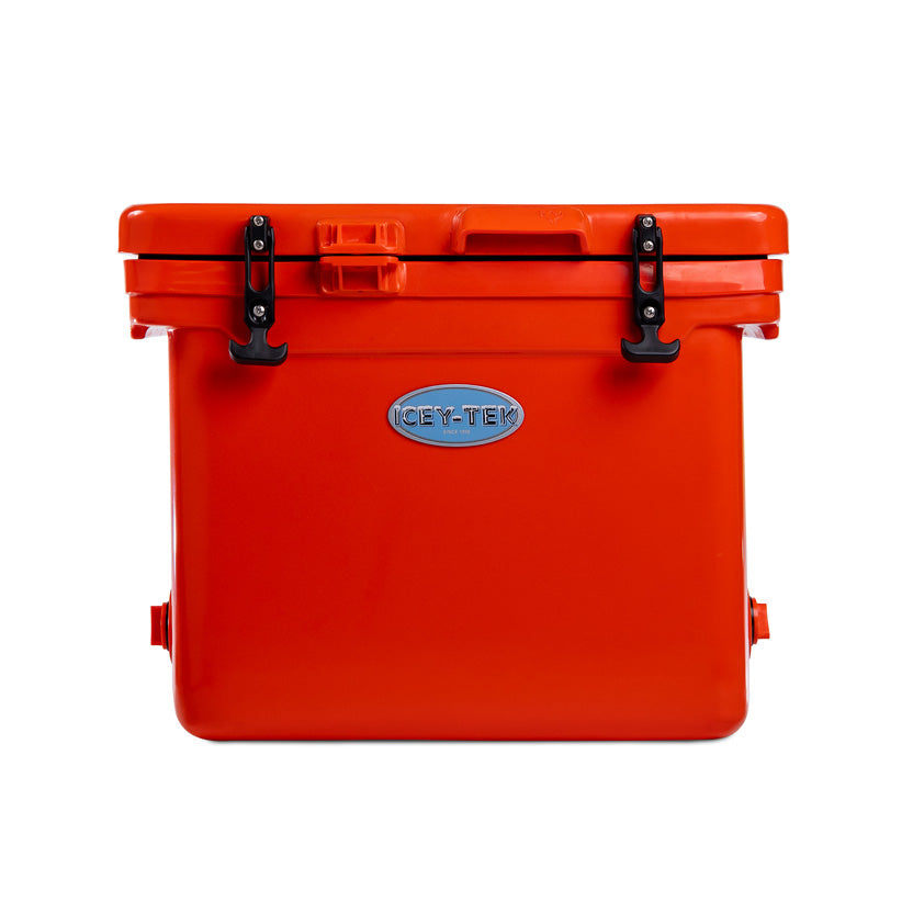 Icey-Tek 40 Litre Cube Cool Box In Flame Orange