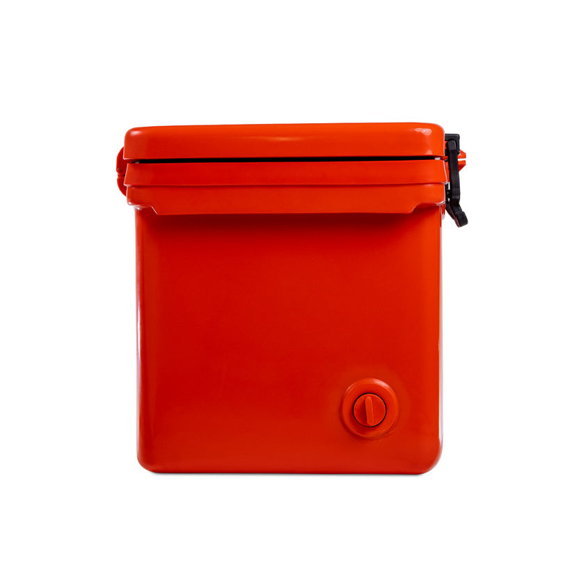 Icey-Tek 40 Litre Cube Cool Box In Flame Orange