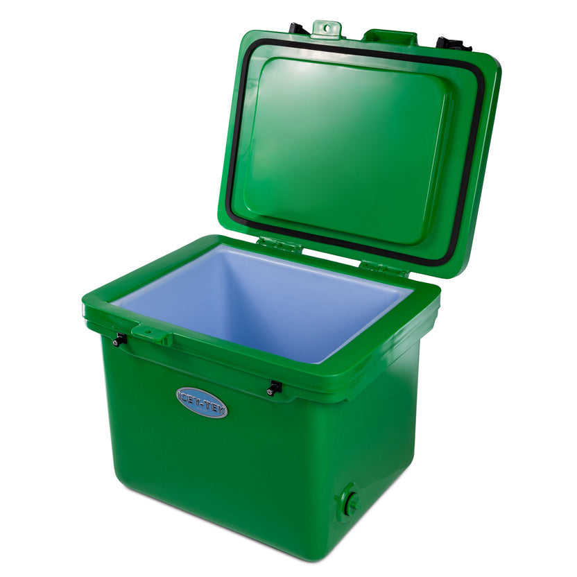 Icey-Tek 40 Litre Cube Cool Box In Forest Green