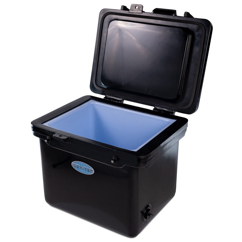 Icey-Tek 40 Litre Cube Cool Box In Jet Black