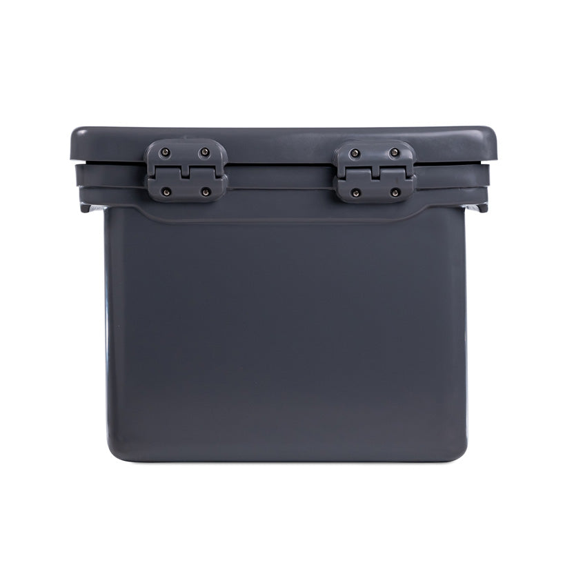 Icey-Tek 40 Litre Cube Cool Box In Steel Grey