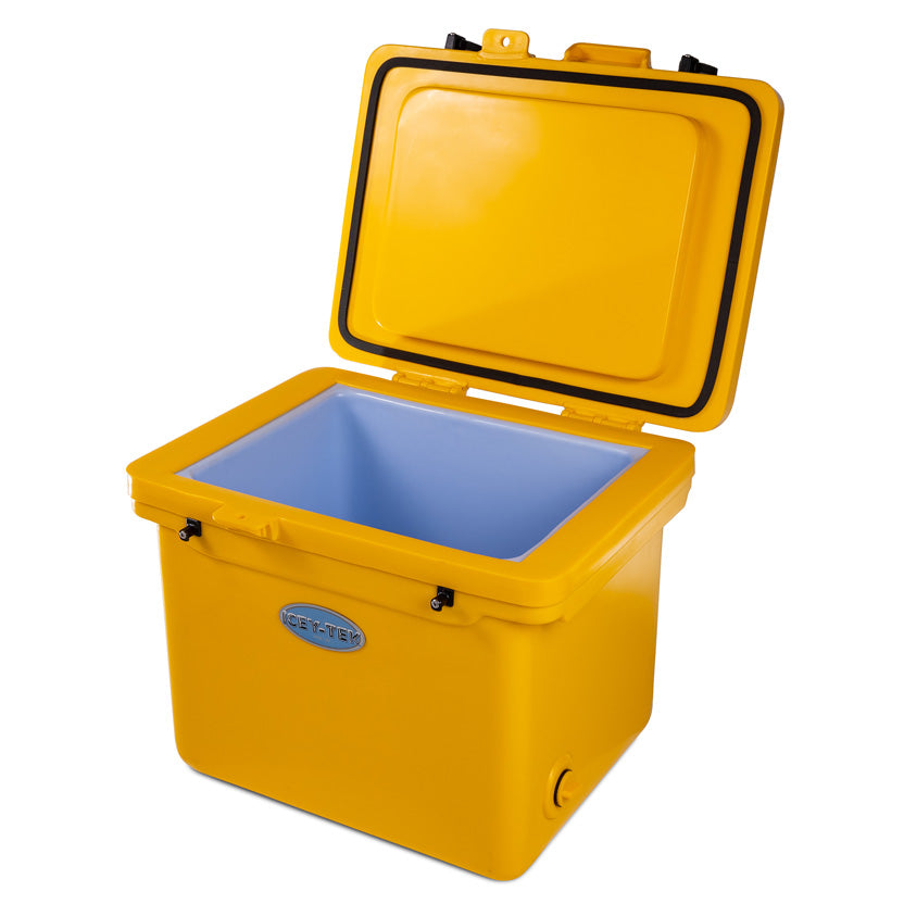 Icey-Tek 40 Litre Cube Cool Box In Sunshine Yellow