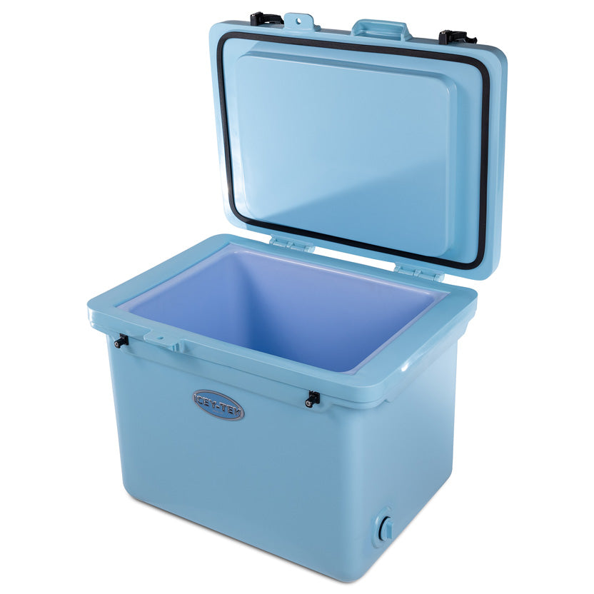 Icey-Tek 55 Litre Cube Cool Box In Baby Blue