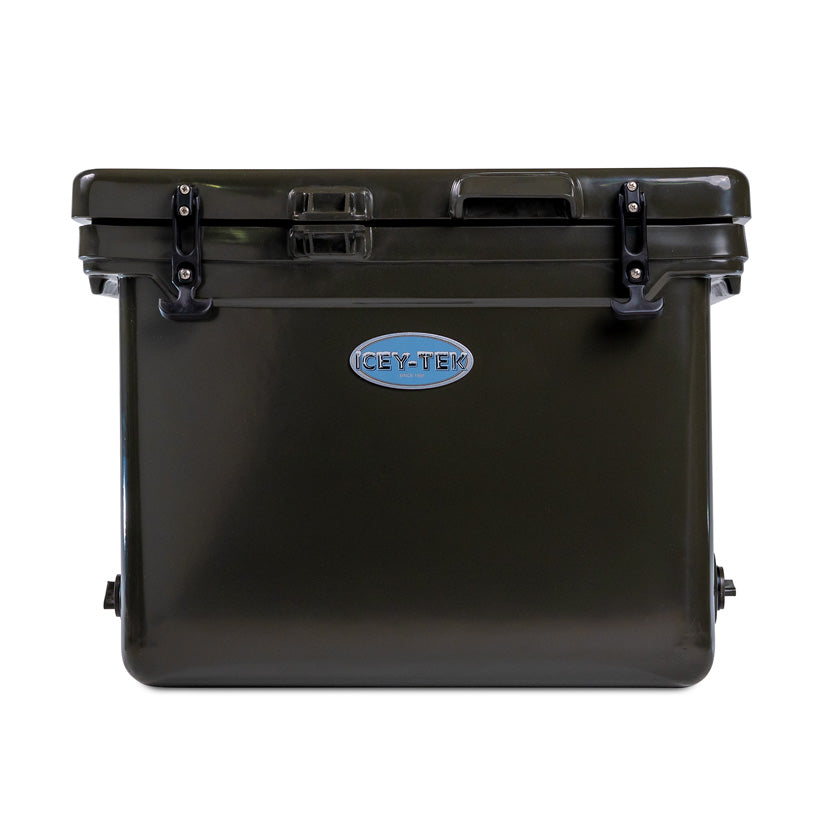 Icey-Tek 55 Litre Cube Cool Box In Dark Khaki