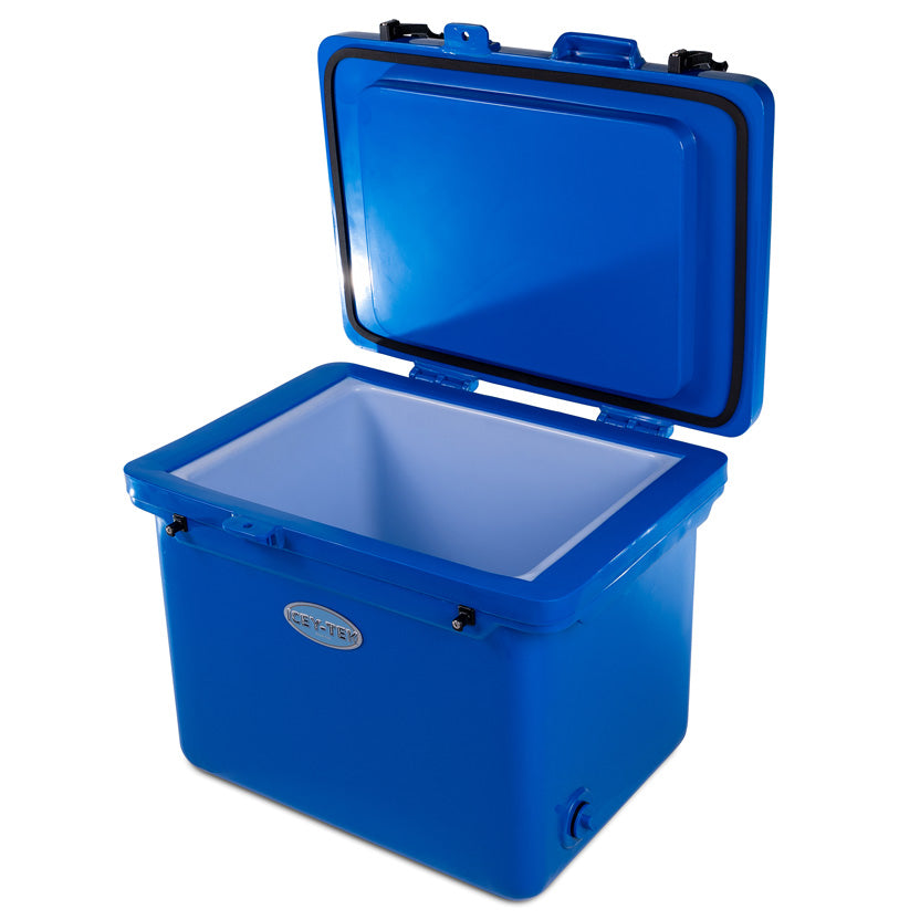 Icey-Tek 55 Litre Cube Cool Box In Ocean Blue