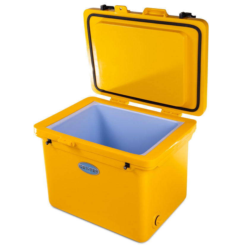 Icey-Tek 55 Litre Cube Cool Box In Sunshine Yellow