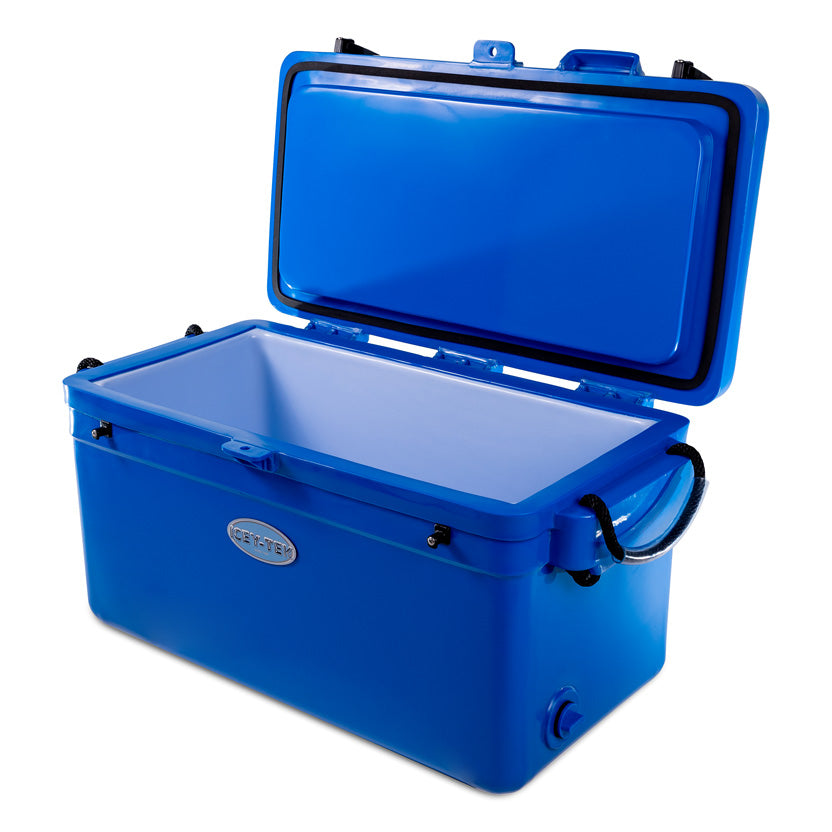 Icey-Tek 56 Litre Long Cool Box In Ocean Blue
