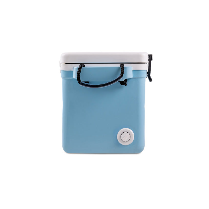 Icey-Tek 70 Litre Long Cool Box In Baby Blue + White