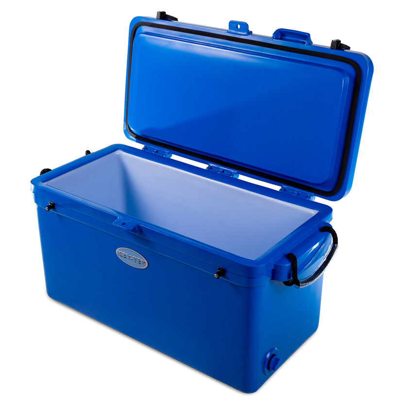 Icey-Tek 70 Litre Long Cool Box In Ocean Blue