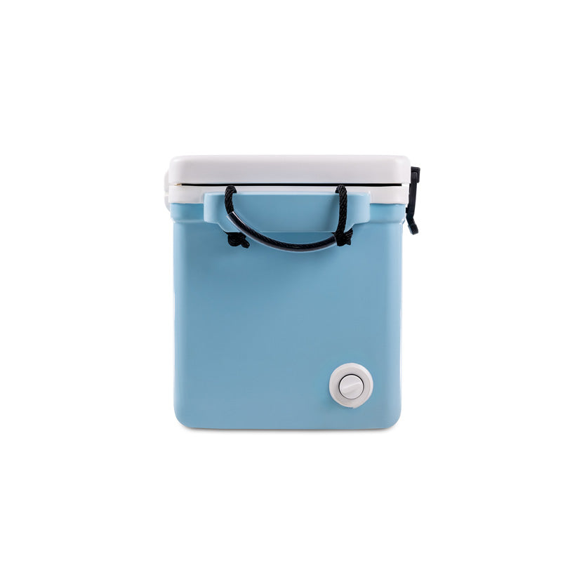 Icey-Tek 90 Litre Long Cool Box In Baby Blue + White