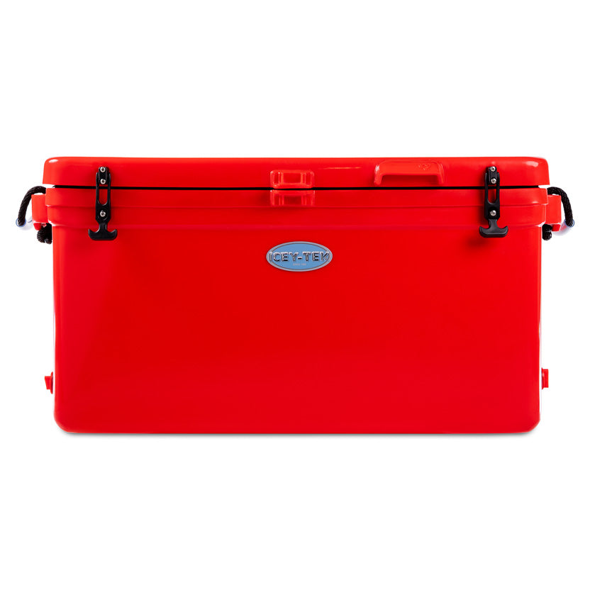 Icey-Tek 90 Litre Long Cool Box In Candy Red