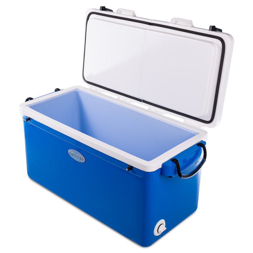 Products Icey-Tek 90 Litre Dual Lid Long Cool Box