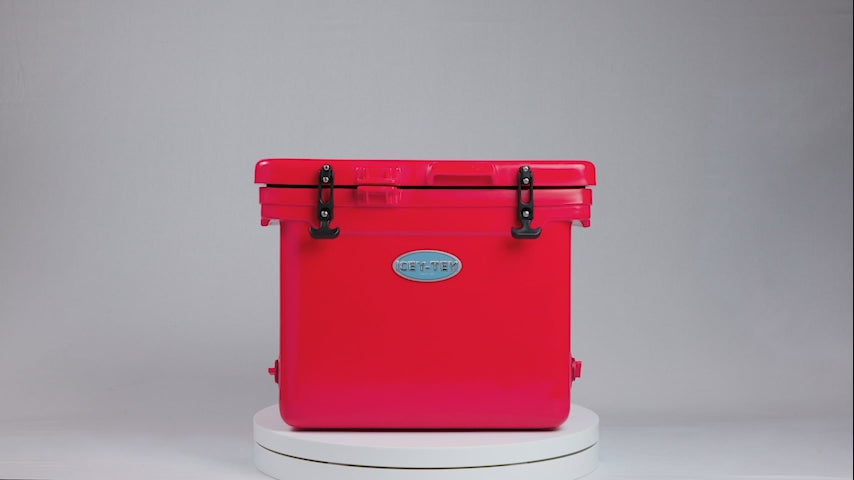 Icey-Tek 40 Litre Cube Cool Box In Candy Red