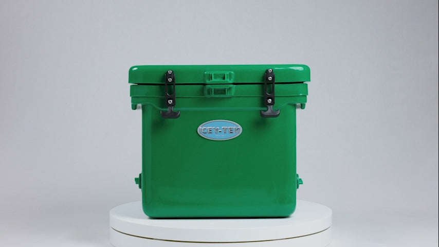 Icey-Tek 40 Litre Cube Cool Box In Forest Green