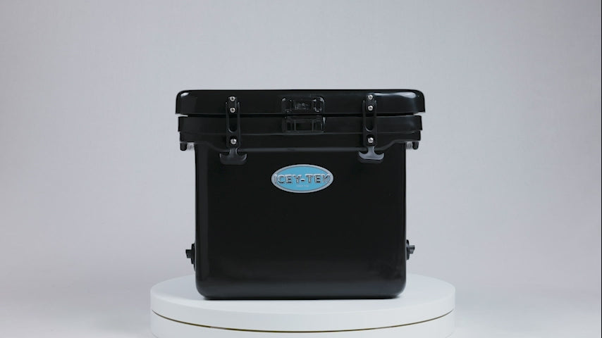 Icey-Tek 40 Litre Cube Cool Box In Jet Black