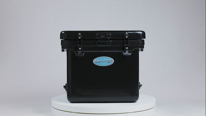 Icey-Tek 40 Litre Cube Cool Box In Jet Black